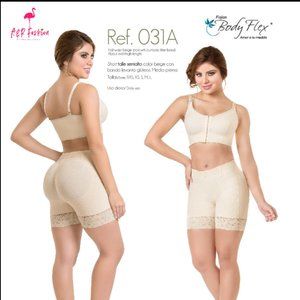 Colombian Half-Waisted Short Shapewear- 031A (Faja short Colombiana)